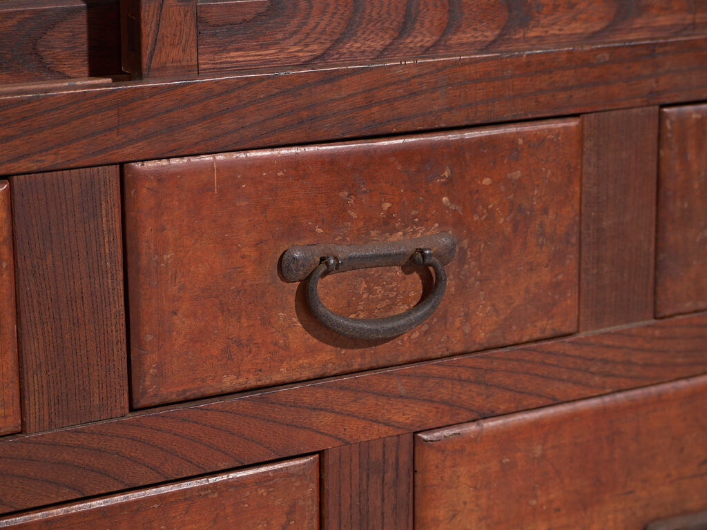 Armario Mizuya tansu japonés antiguo - Periodo Taishō / Showa (c.1912-1945) #38