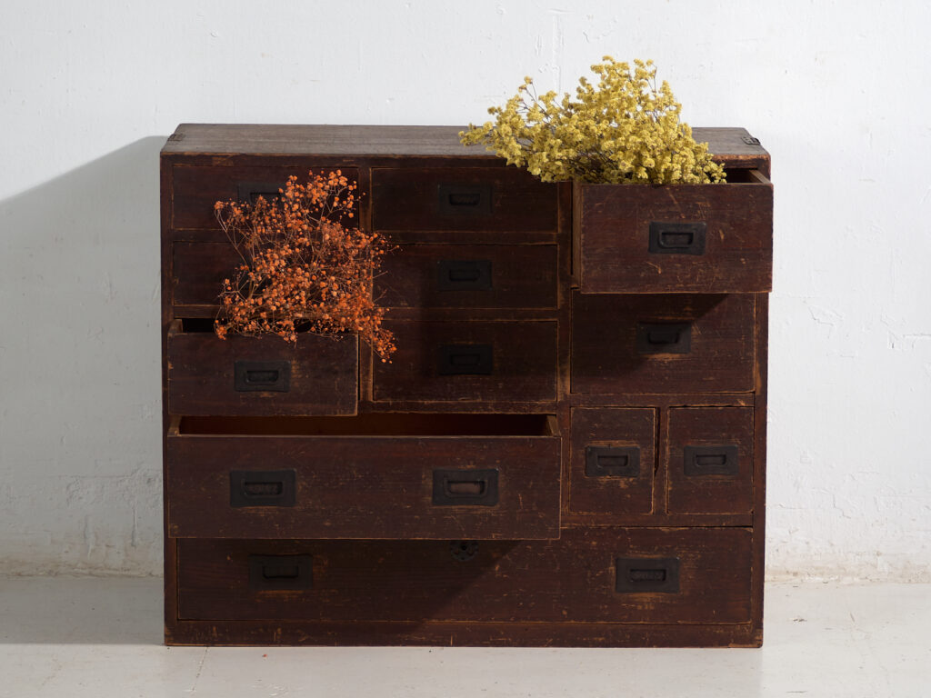 Cajonera japonesa antigua - Periodo Meiji / Taishō (c.1890-1926) #44