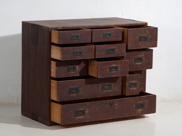 Cajonera japonesa antigua - Periodo Meiji / Taishō (c.1890-1926) #44