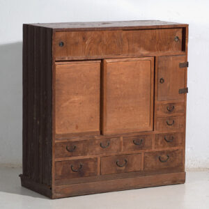 Cómoda de almacenamiento japonesa antigua - Periodo Meiji (c.1868-1912) #48