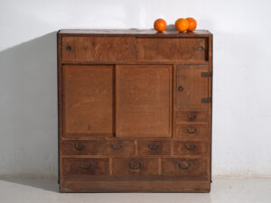 Cómoda de almacenamiento japonesa antigua - Periodo Meiji (c.1868-1912) #48