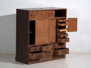 Cómoda de almacenamiento japonesa antigua - Periodo Meiji (c.1868-1912) #48