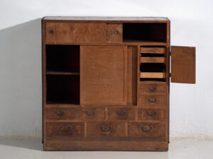 Cómoda de almacenamiento japonesa antigua - Periodo Meiji (c.1868-1912) #48