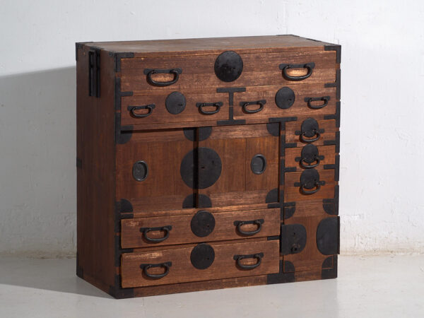 Tansu japonais ancien - Période Meiji / Taishō (c.1868-1926) #52