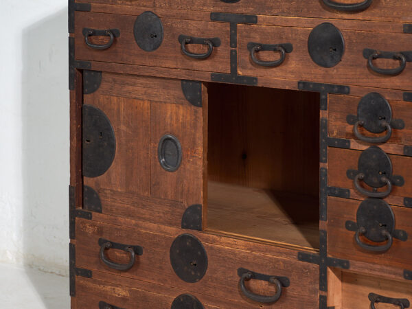 Tansu japonais ancien - Période Meiji / Taishō (c.1868-1926) #52