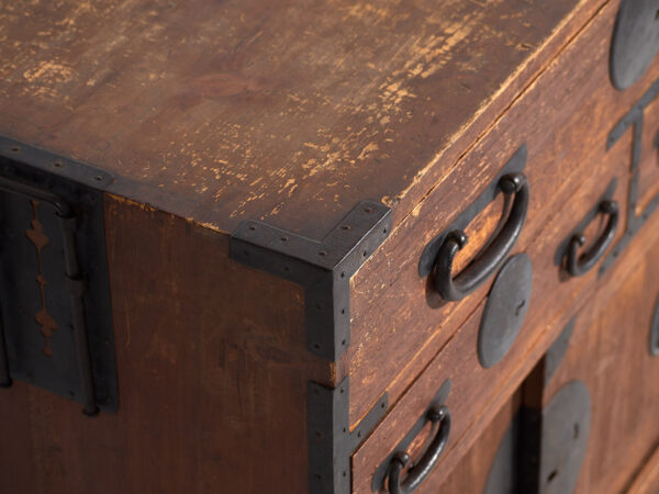 Tansu japonais ancien - Période Meiji / Taishō (c.1868-1926) #52