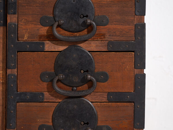 Tansu japonais ancien - Période Meiji / Taishō (c.1868-1926) #52