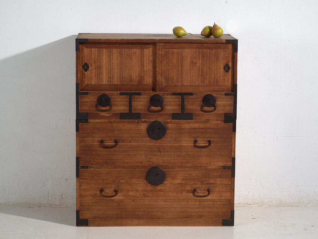 Antiguo Tansu japonés - Periodo Showa (c.1927) #55