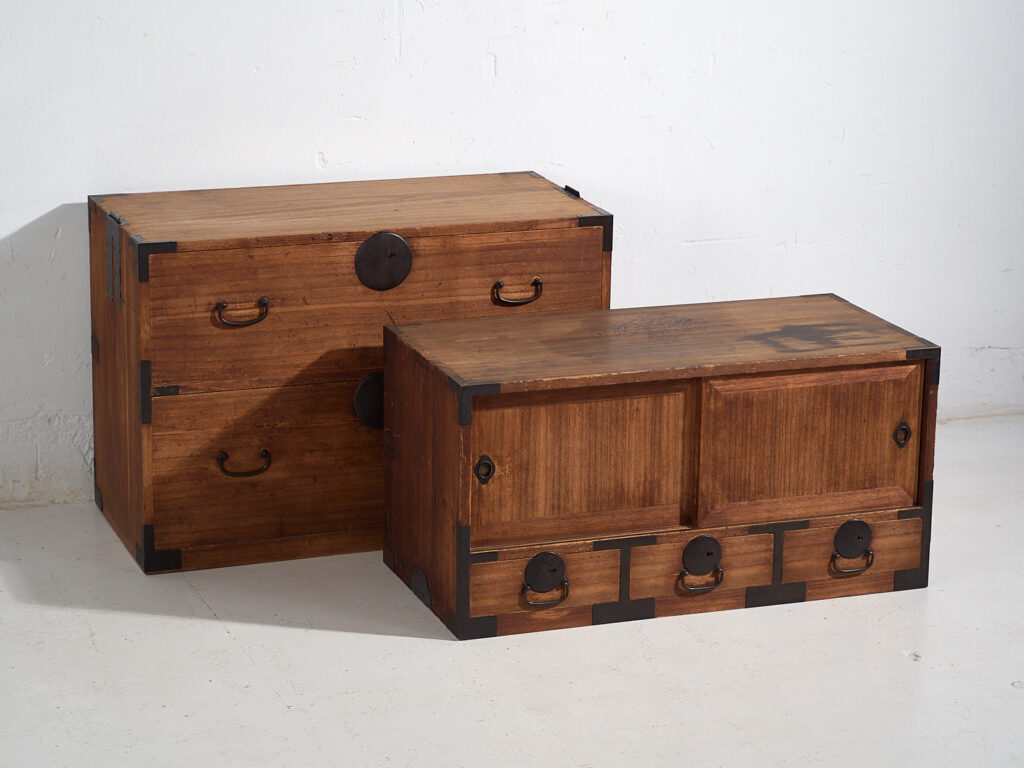 Antiguo Tansu japonés - Periodo Showa (c.1927) #55