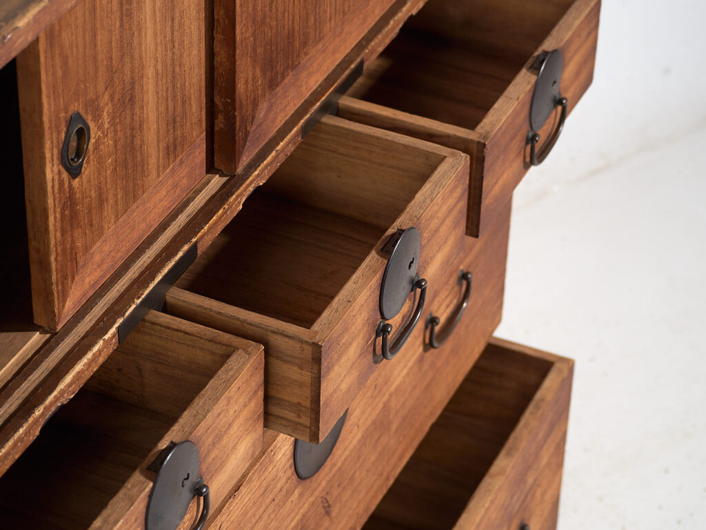 Antiguo Tansu japonés - Periodo Showa (c.1927) #55