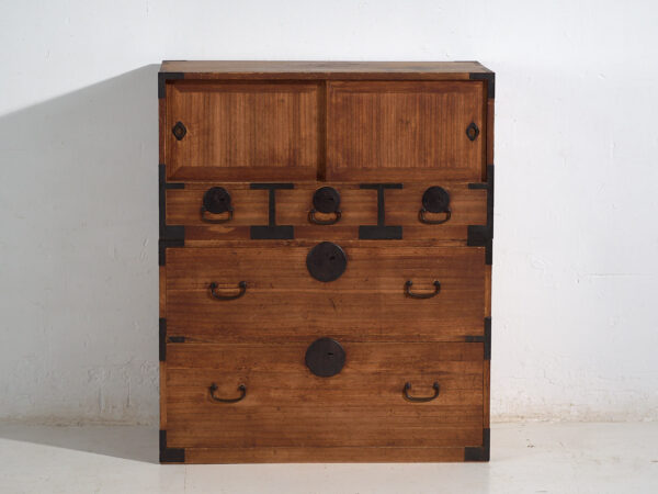 Antiguo Tansu japonés - Periodo Showa (c.1927) #55