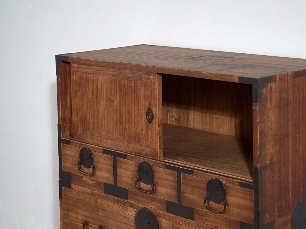 Antiguo Tansu japonés - Periodo Showa (c.1927) #55