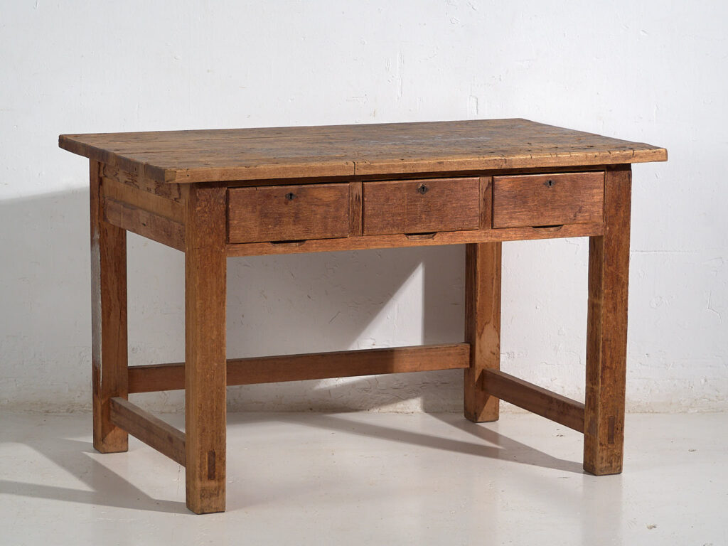 Mesa de trabajo japonesa antigua - Periodo Showa (c.1926-1970) #59