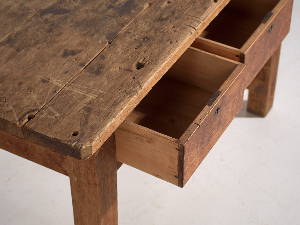 Mesa de trabajo japonesa antigua - Periodo Showa (c.1926-1970) #59