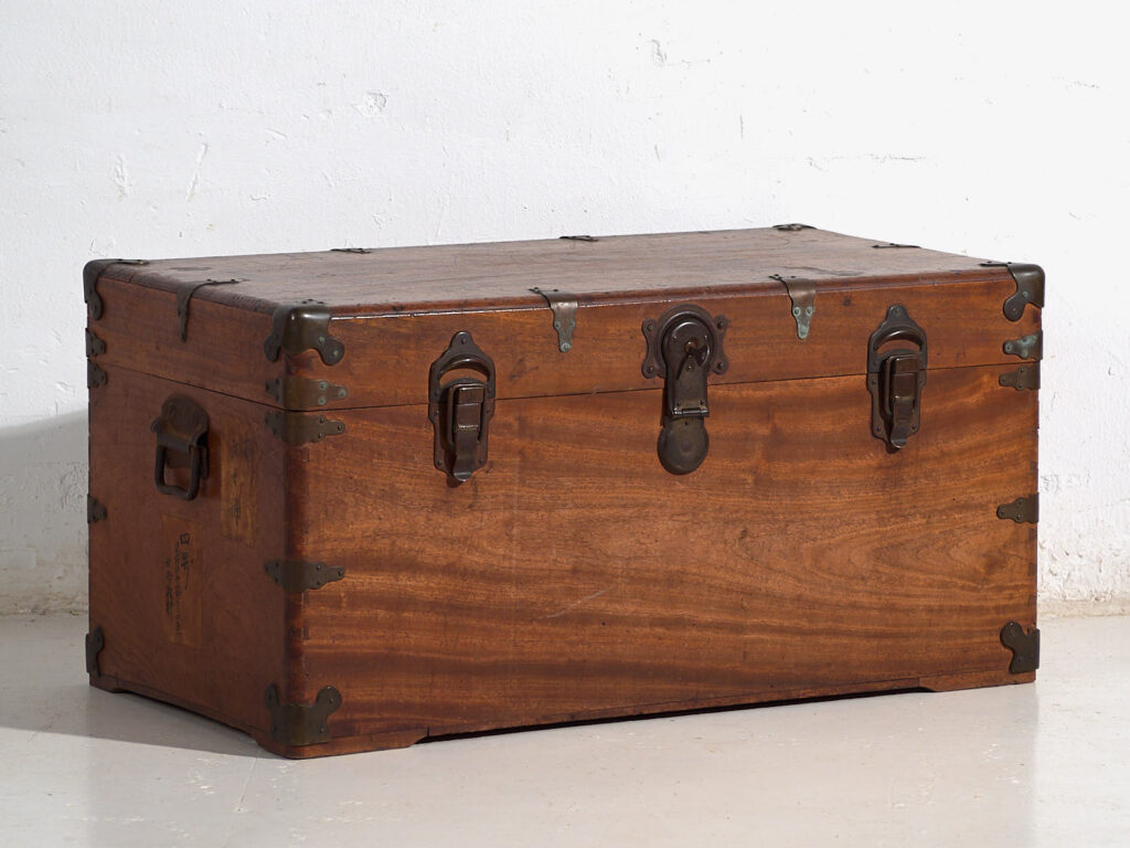 Arcón japonés antiguo de camphorwood - Periodo Meiji (c.1890-1912) #76