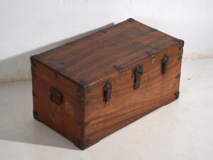 Arcón japonés antiguo de camphorwood - Periodo Meiji (c.1890-1912) #76