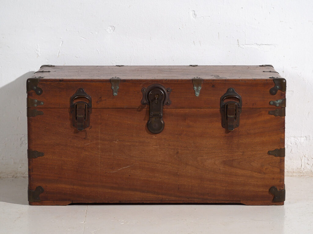 Arcón japonés antiguo de camphorwood - Periodo Meiji (c.1890-1912) #76