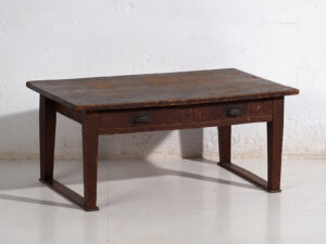 Mesa baja auxiliar Chabudai japonesa antigua - Periodo Showa (c.1926-1970) #78