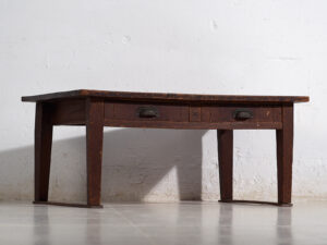 Mesa baja auxiliar Chabudai japonesa antigua - Periodo Showa (c.1926-1970) #78