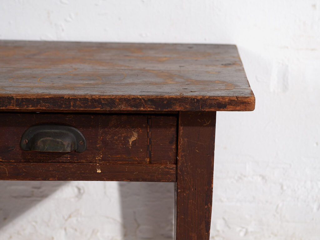 Mesa baja auxiliar Chabudai japonesa antigua - Periodo Showa (c.1926-1970) #78