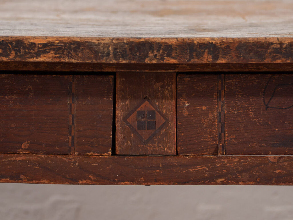 Mesa baja auxiliar Chabudai japonesa antigua - Periodo Showa (c.1926-1970) #78