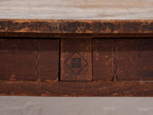 Mesa baja auxiliar Chabudai japonesa antigua - Periodo Showa (c.1926-1970) #78