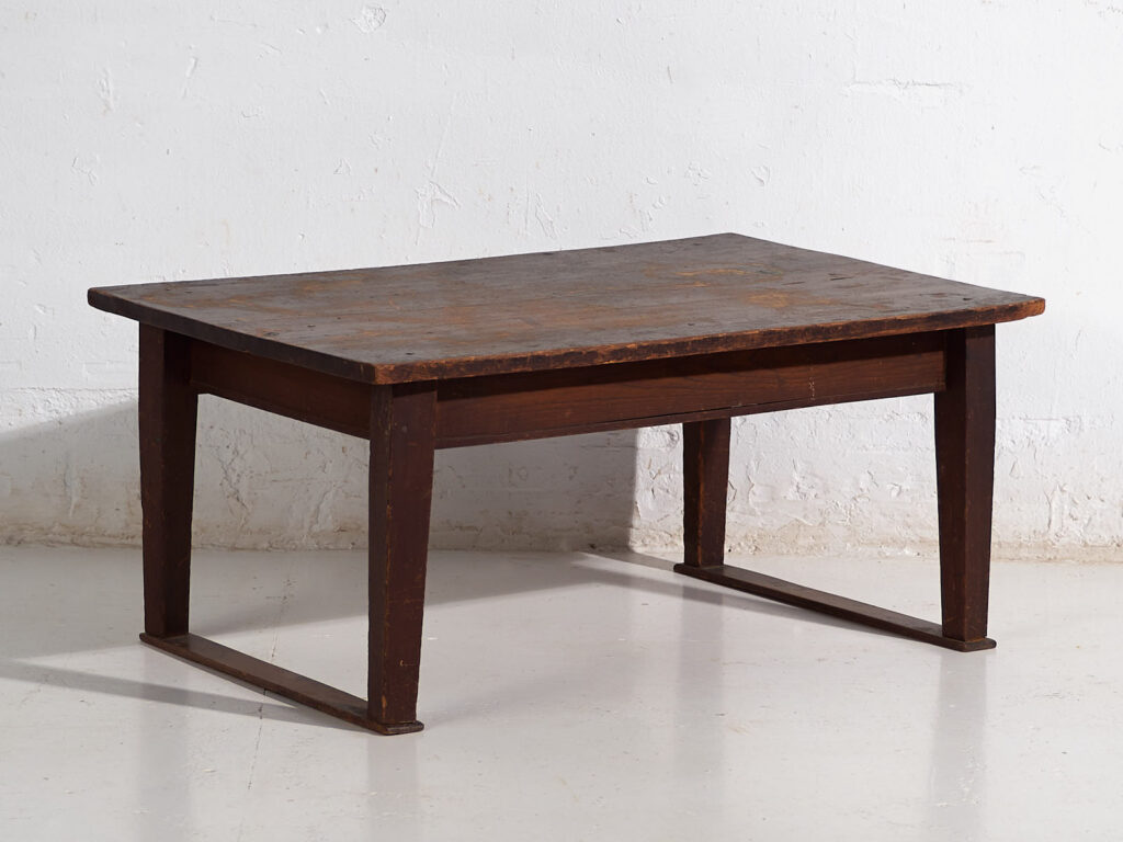 Mesa baja auxiliar Chabudai japonesa antigua - Periodo Showa (c.1926-1970) #78