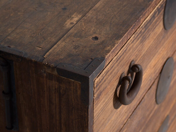 Antique Japanese Tansu Chest of Drawers - Meiji / Taishō Period (c.1868-1926) #81