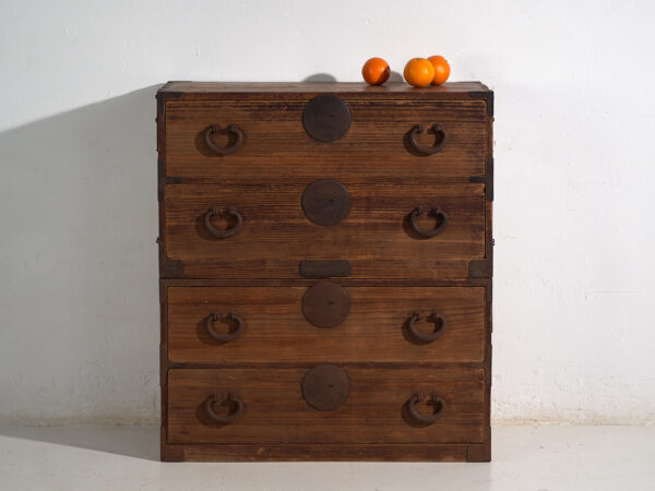 Antique Japanese Tansu Chest of Drawers - Meiji / Taishō Period (c.1868-1926) #81