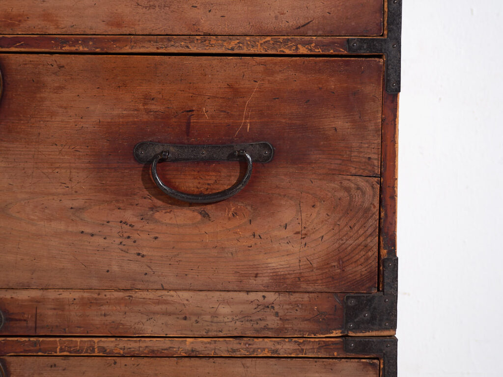 Antiguo Tansu japonés - Periodo Meiji / Taishō (c.1868-1926) #100