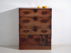 Antiguo Tansu japonés - Periodo Meiji / Taishō (c.1868-1926) #100