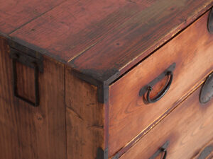 Antiguo Tansu japonés - Periodo Meiji / Taishō (c.1868-1926) #100