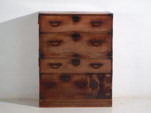 Antiguo Tansu japonés - Periodo Meiji / Taishō (c.1868-1926) #100