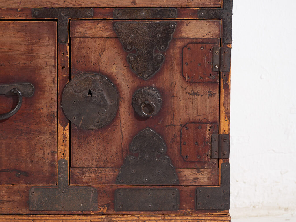 Antiguo Tansu japonés - Periodo Meiji / Taishō (c.1868-1926) #100