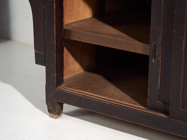 Japanese work table with storage space - Showa Period (c.1950-1979) #101