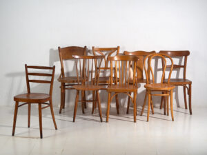 Antiguas sillas de comedor Thonet / TON (c.1920-1950). Conjunto de 8 piezas