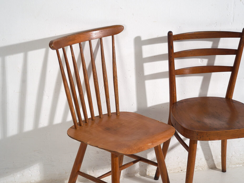 Antiguas sillas de comedor Thonet / TON (c.1920-1950). Conjunto de 8 piezas