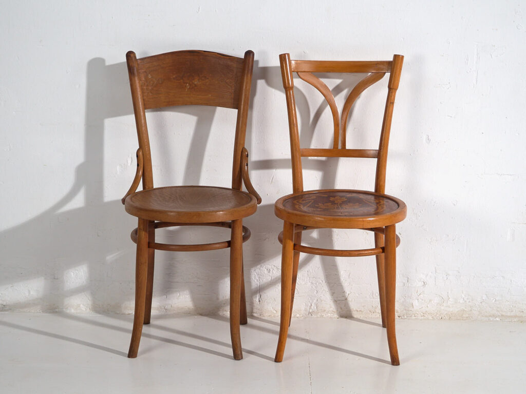 Antiguas sillas de comedor Thonet / TON (c.1920-1950). Conjunto de 8 piezas