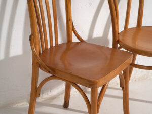 Antiguas sillas de comedor Thonet / TON (c.1920-1950). Conjunto de 8 piezas