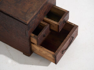 Caja–tansu japonesa antigua con cajones - Periodo Meiji Tardío (c.1890-1910) #25