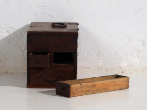 Caja–tansu japonesa antigua con cajones - Periodo Meiji Tardío (c.1890-1910) #25