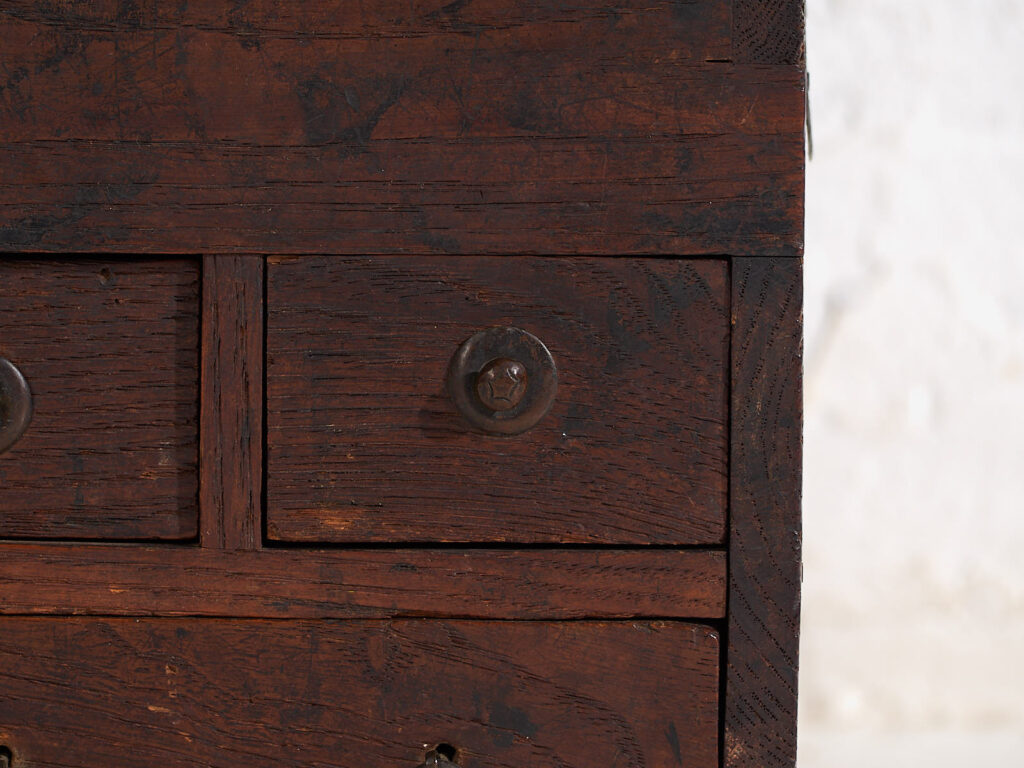Caja–tansu japonesa antigua con cajones - Periodo Meiji Tardío (c.1890-1910) #25