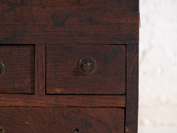Caja–tansu japonesa antigua con cajones - Periodo Meiji Tardío (c.1890-1910) #25