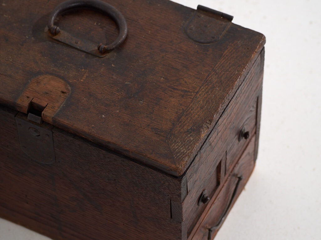 Caja–tansu japonesa antigua con cajones - Periodo Meiji Tardío (c.1890-1910) #25