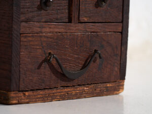 Caja–tansu japonesa antigua con cajones - Periodo Meiji Tardío (c.1890-1910) #25