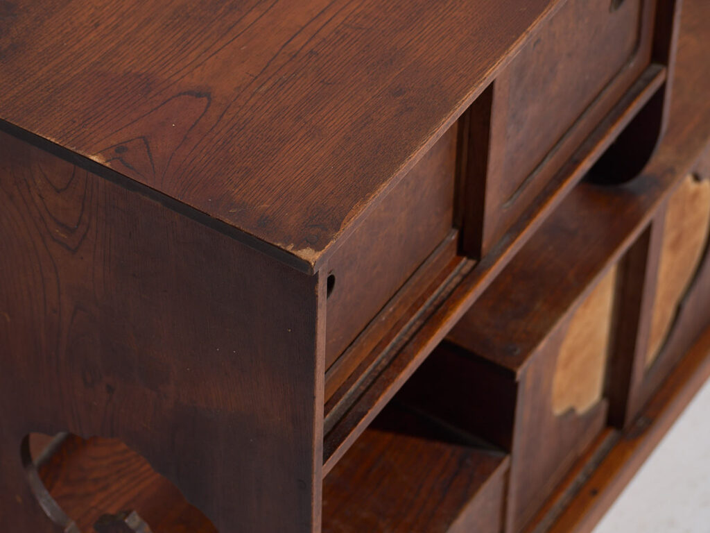 Tansu japonés compacto de sobremesa - Periodo Meiji (c.1890-1910) #38