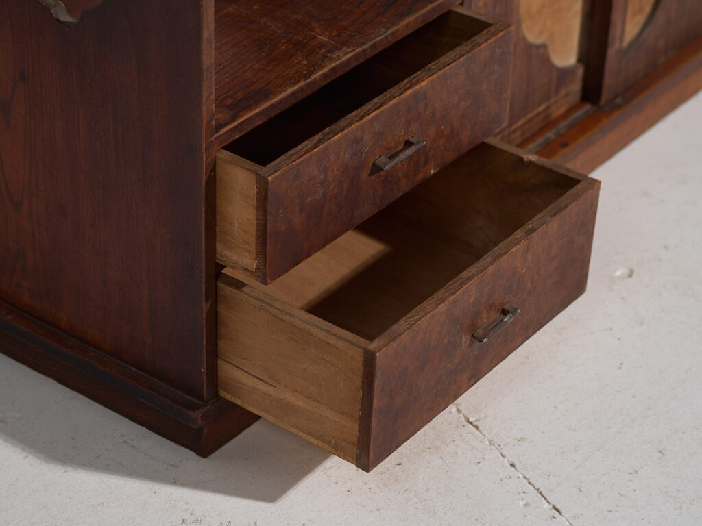 Tansu japonés compacto de sobremesa - Periodo Meiji (c.1890-1910) #38