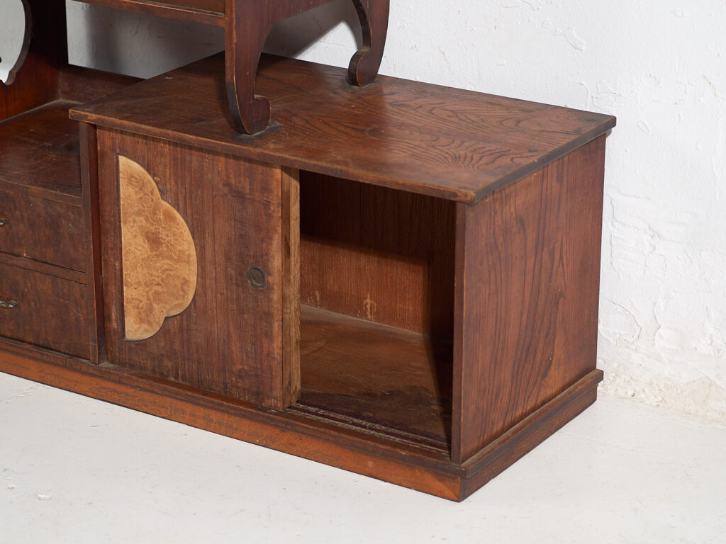 Tansu japonés compacto de sobremesa - Periodo Meiji (c.1890-1910) #38