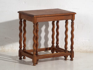 Swedish oak nesting tables (c.1900) #128