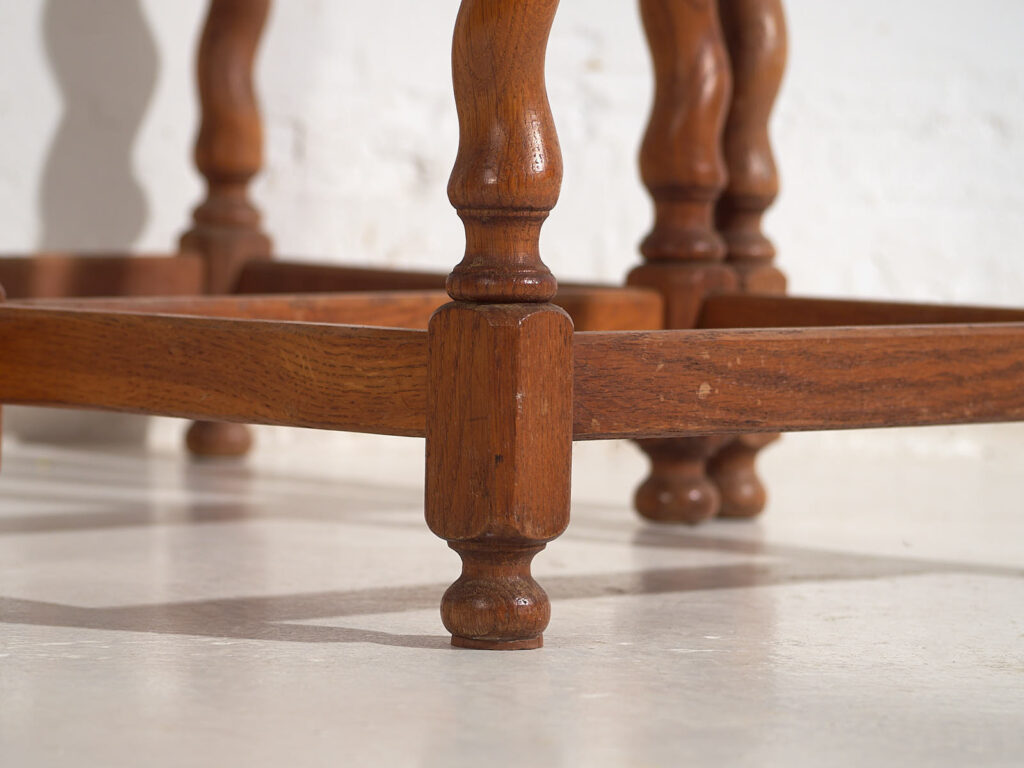 Swedish oak nesting tables (c.1900) #128